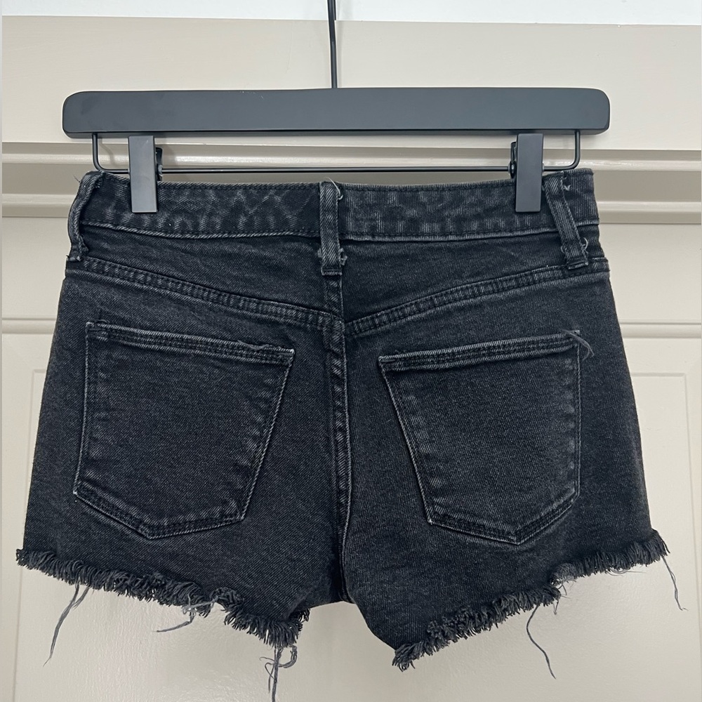 Black Jean Shorts - Picture 2 of 3